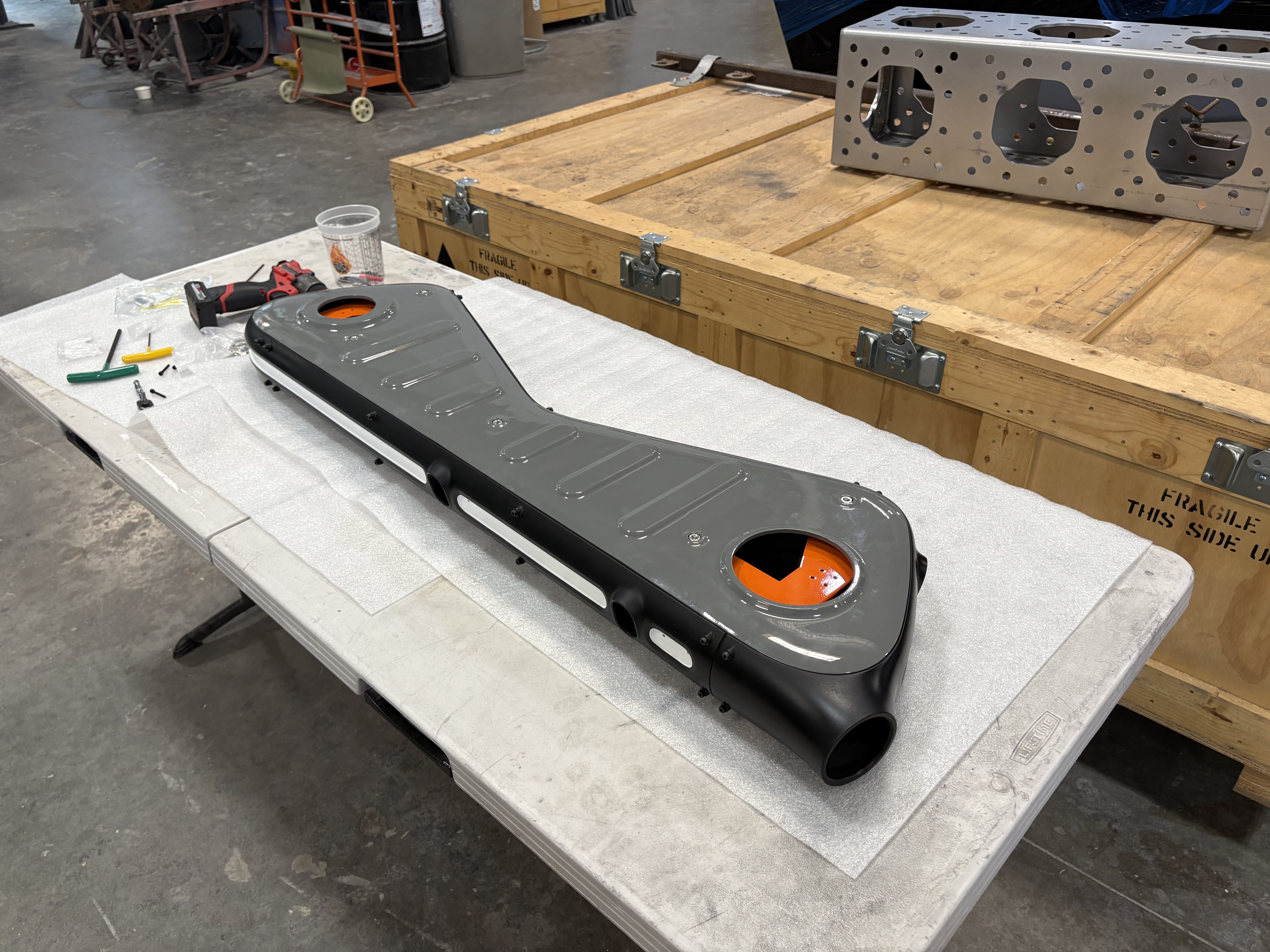 Bedrock Robotics Prototype Sensor Array Shroud